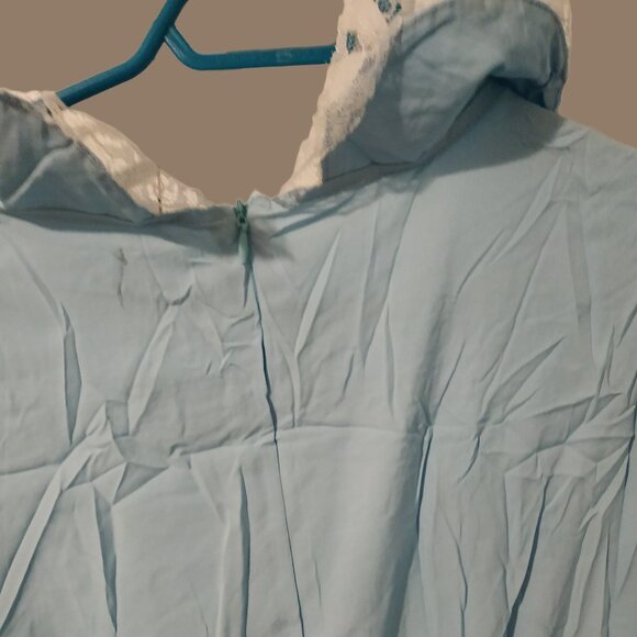 The Shining Twin Costume - Blue Puff Sleeve Dress with Accessories - Picture 7 of 7